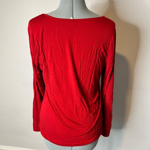 Chicos Super Ultra Soft Pajama Top - Size Medium - Picture 4 of 6